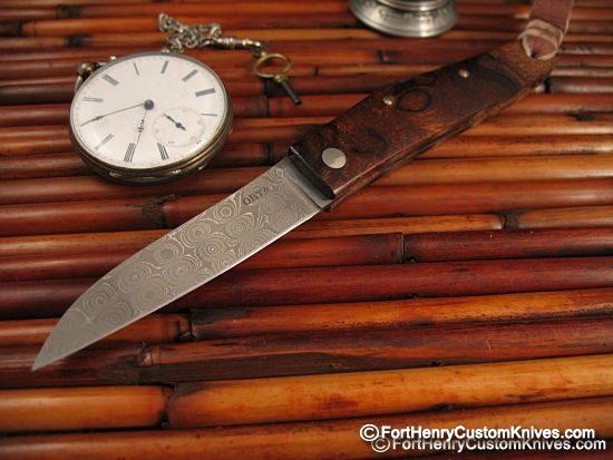 Hiroaki Ohta - Stainless Damascus Friction Folder