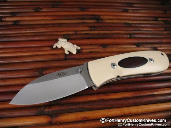 Bob Dozier - Large Folding Hunter w/Dual Inlay