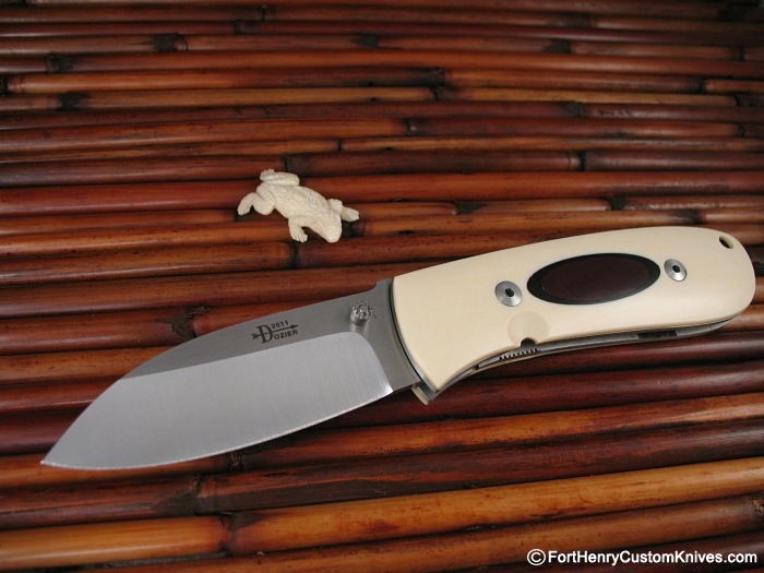 Bob Dozier - Large Folding Hunter w/Dual Inlay