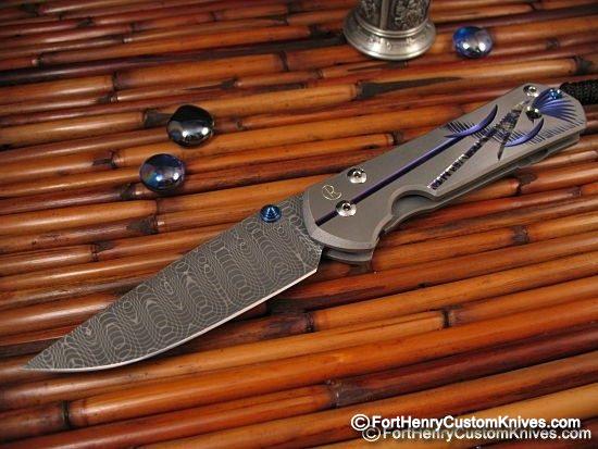 Chris Reeve - Sebenza 21 / Stainless Damascus Unique Graphic