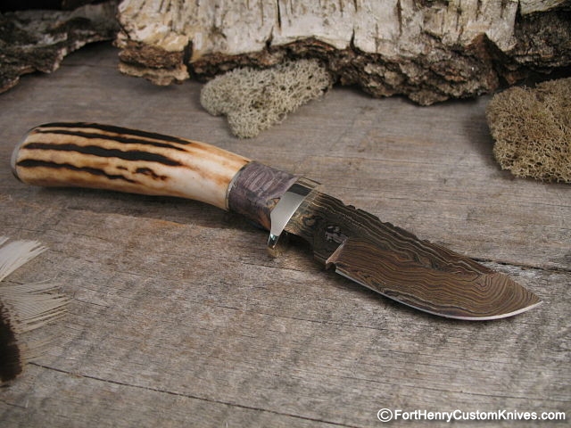 Herb Derr - Rattle Snake Skinner - Mosaic Damascus