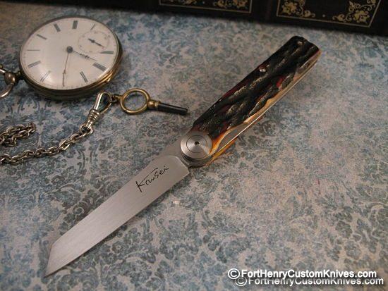 Kansei Matsuno - Stag Friction Folder Liner Lock