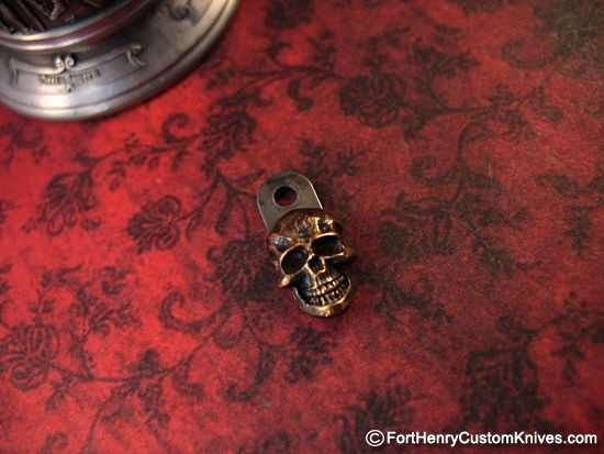 Rick Hinderer / Steel Flame - Skull Filler Tab - Bronze