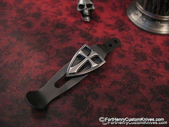 Rick Hinderer / Steel Flame - Crusader Clip - Silver