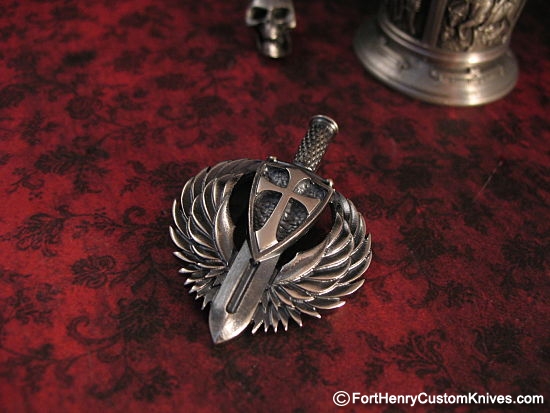 Steel Flame - Sancte Michael Pendant