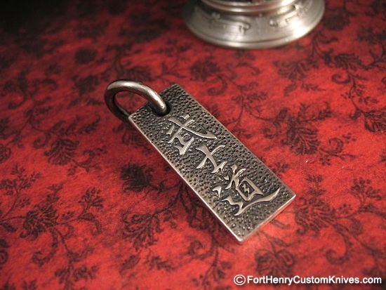 Steel Flame - Bushido Pendant - Sterling Silver