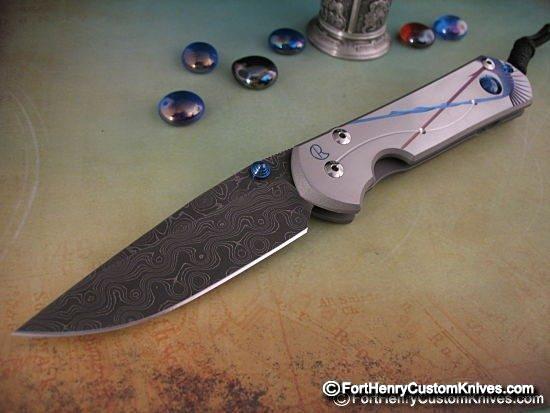 Chris Reeve - Sebenza 21 / Stainless Damascus Unique Graphic