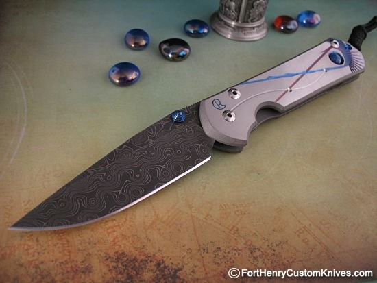 Chris Reeve - Sebenza 21 / Stainless Damascus Unique Graphic