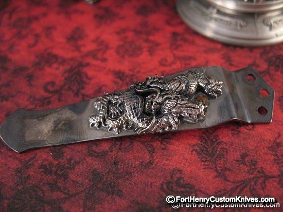 Emerson / Steel Flame - Dragon Clip - Silver