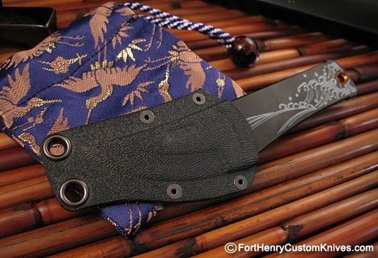 Rockstead Knives - CHOU - Waves Etching - Image 4