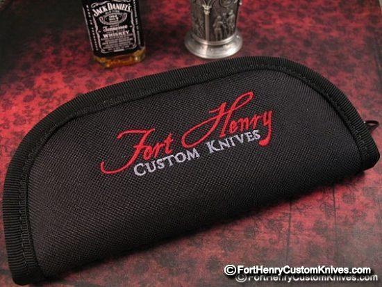 Fort Henry Custom Knives - Custom Embroidered Zipper Storage Case  - Various Sizes