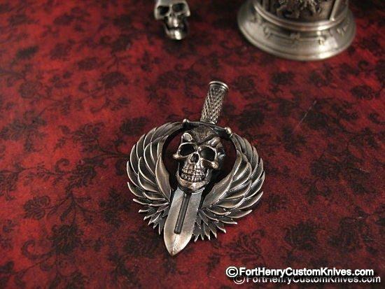 Steel Flame - XL Guardian Pendant - Image 2