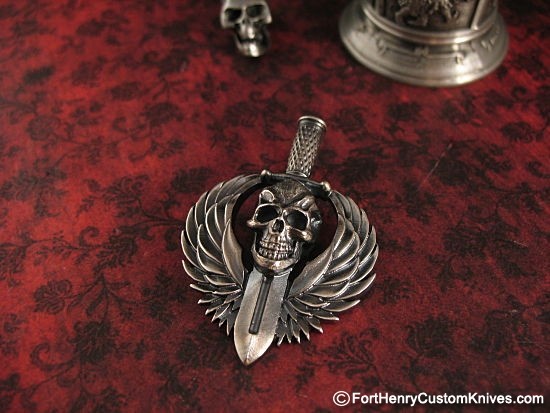 Steel Flame - XL Guardian Pendant - Image 2