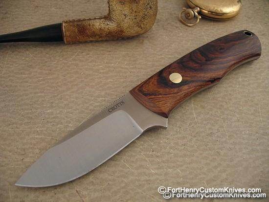 Dan Crotts - Custom Drop Point - Ironwood - S90V