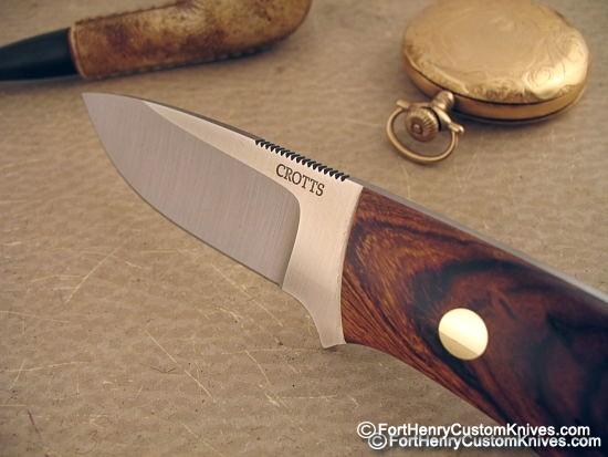 Dan Crotts - Custom Drop Point - Ironwood - S90V - Image 2