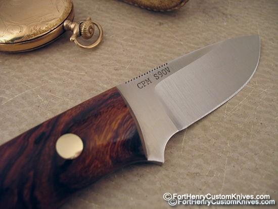 Dan Crotts - Custom Drop Point - Ironwood - S90V - Image 4