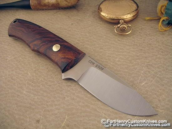 Dan Crotts - Custom Drop Point - Ironwood - S90V - Image 5