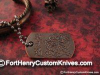 Steel Flame - Copper Dogtag