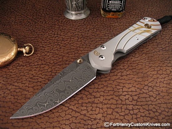 Chris Reeve - Large Sebenza 21 / Stainless Damascus Unique Graphic