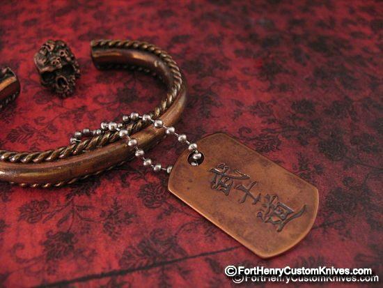 Steel Flame - Copper Dogtag