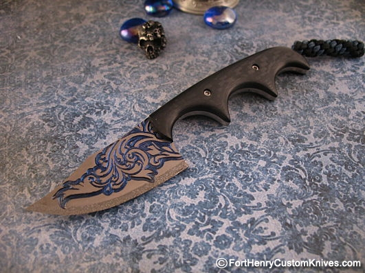 Alan Folts - Titanium Carved Bowie Minimalist