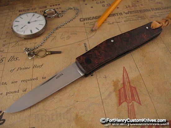 Hiroaki Ohta - Rosewood Burl Slip joint