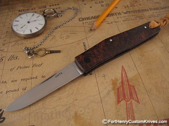 Hiroaki Ohta - Rosewood Burl Slip joint