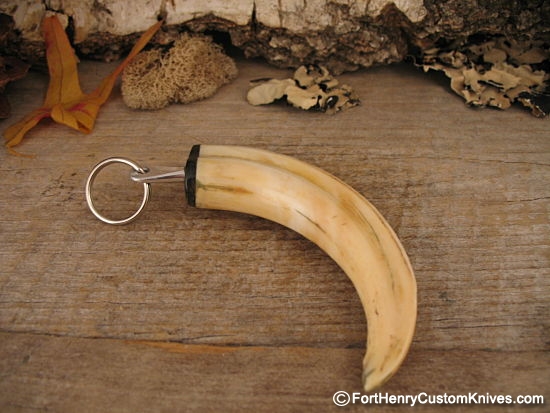 George Muller - Boar Warthog Tusk Keychain L