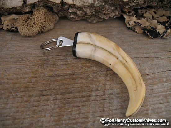 George Muller - Boar Warthog Tusk Keychain L
