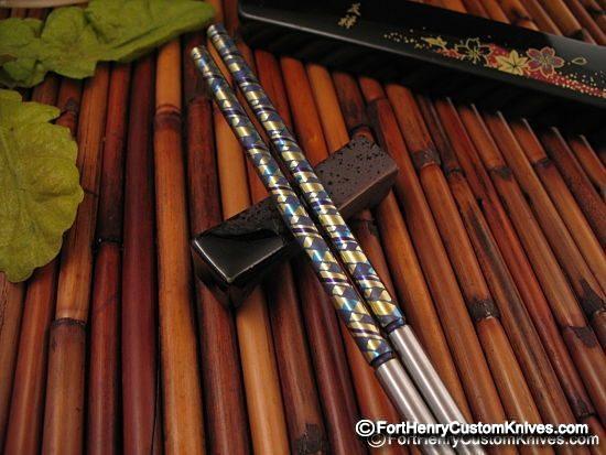 Alan Folts - Titanium Chopsticks ~ Vein of Gold - Image 2