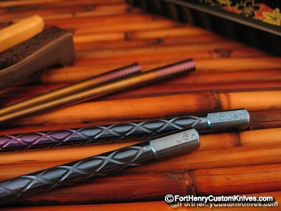 Steve Kelly - Ti Sushi Chopsticks - Rainbow Variant - Image 5