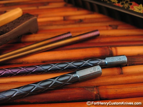 Steve Kelly - Ti Sushi Chopsticks - Rainbow Variant - Image 5