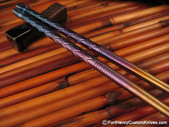 Steve Kelly - Ti Sushi Chopsticks - Rainbow Variant - Image 2