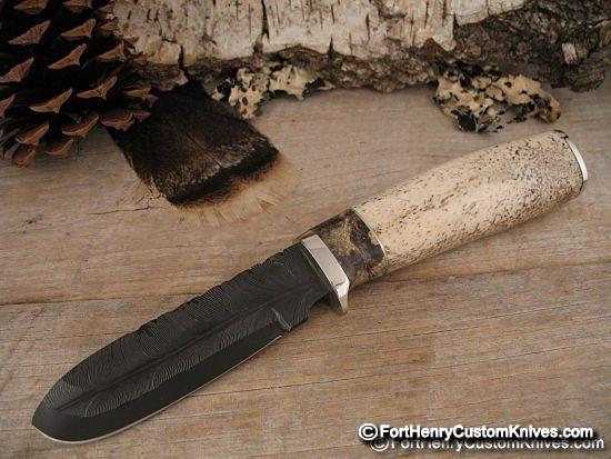 Herb Derr - NEW San Mai Damascus Hunter