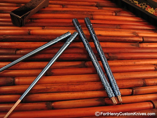 Steve Kelly - Ti Sushi Chopsticks - Deep Sea Blue - Image 7