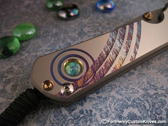 Chris Reeve - Large Sebenza 21 / Stainless Damascus Unique Graphic - Image 6