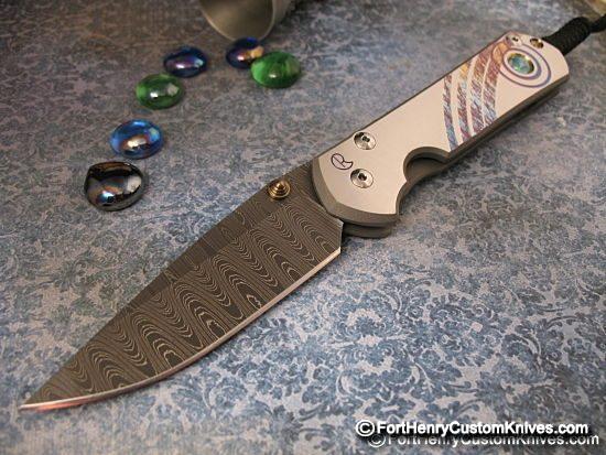 Chris Reeve - Large Sebenza 21 / Stainless Damascus Unique Graphic