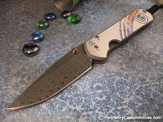 Chris Reeve - Large Sebenza 21 / Stainless Damascus Unique Graphic