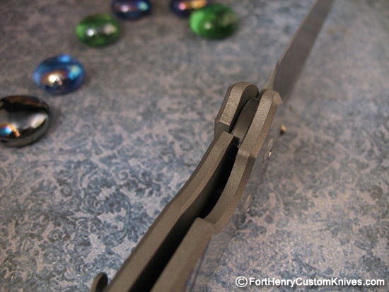 Chris Reeve - Large Sebenza 21 / Stainless Damascus Unique Graphic - Image 5