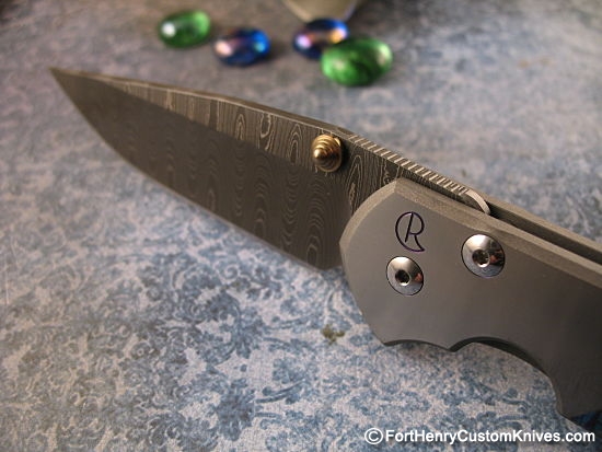 Chris Reeve - Large Sebenza 21 / Stainless Damascus Unique Graphic - Image 4