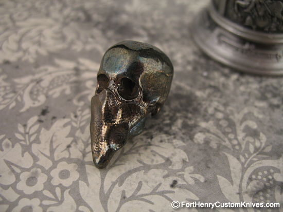 Michael Zieba - Custom Cast Brass Bead - Speak No Evil - Image 5