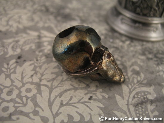 Michael Zieba - Custom Cast Brass Bead - Speak No Evil - Image 4