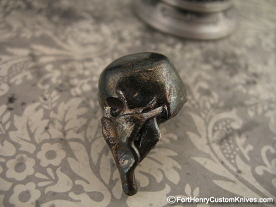 Michael Zieba - Custom Cast Brass Bead - Speak No Evil - Image 2