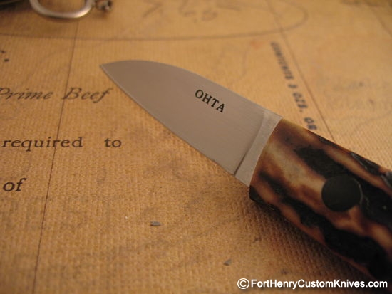 Hiroaki Ohta - Gentleman's Stag Belt Knife - Image 3