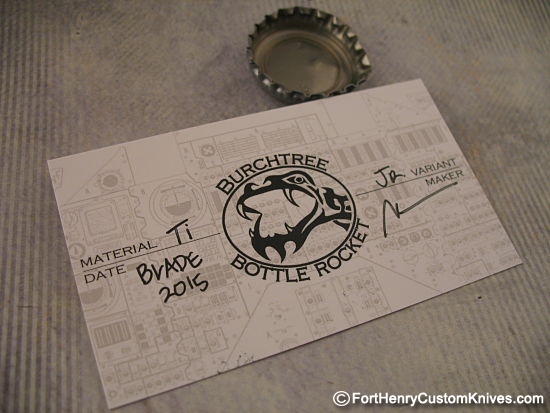 Burchtree Bladeworks - Jr. Bottle Rocket - Image 3