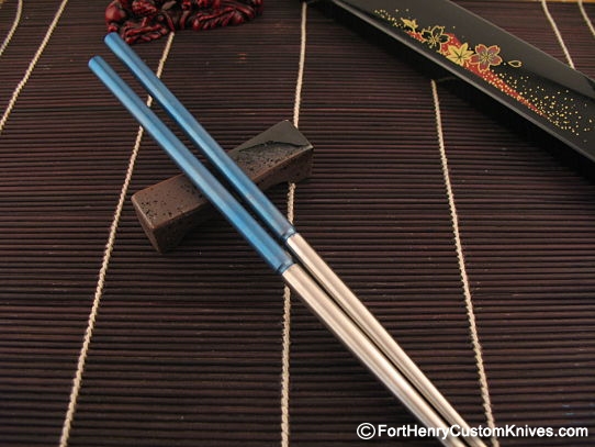 Alan Folts - Titanium Chopsticks ~ Cobalt
