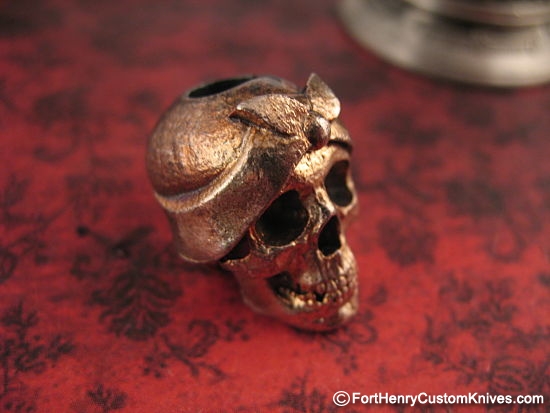 Michael Zieba - Large Cast Brass Bead - Image 4