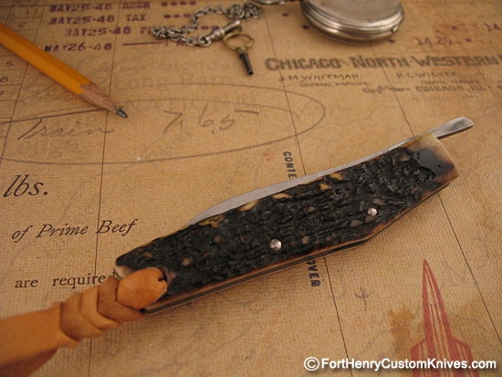 Hiroaki Ohta - Large Stag Friction Folder ~ Neck Sheath - Image 2