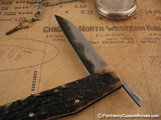 Hiroaki Ohta - Large Stag Friction Folder ~ Neck Sheath - Image 3