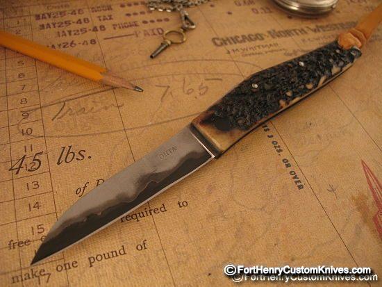 Hiroaki Ohta - Large Stag Friction Folder ~ Neck Sheath